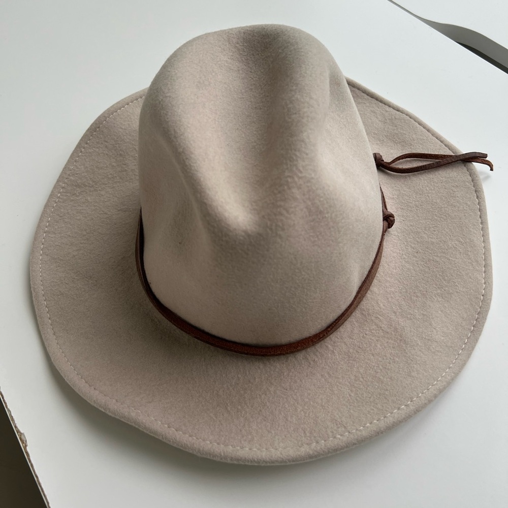 Gottex Cream Wool Felt Hat